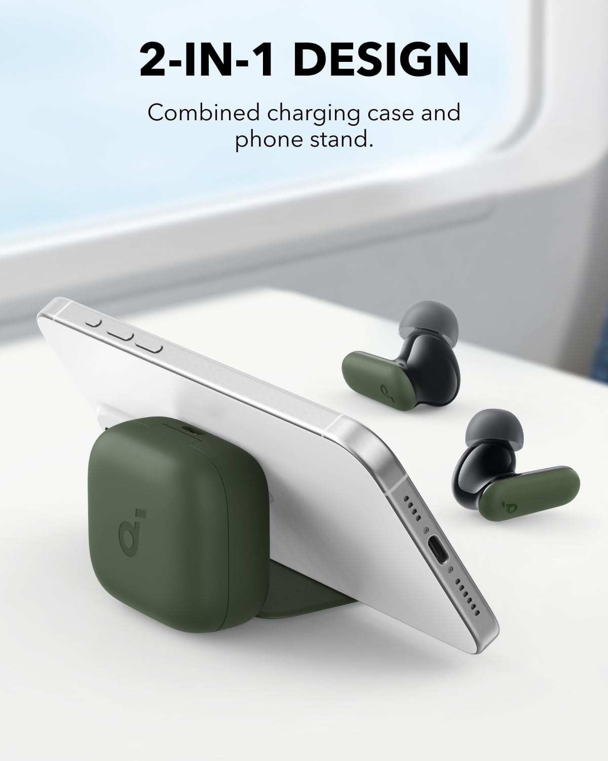 P30i by Anker Noise Cancelling Earbuds, Hands-Free Viewing