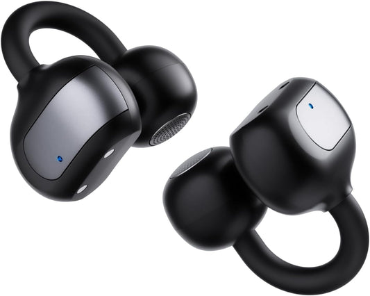 AI Translation Earbuds with 101 Languages, Open Ear Bluetooth Headphones, LED Charging Case for Travel