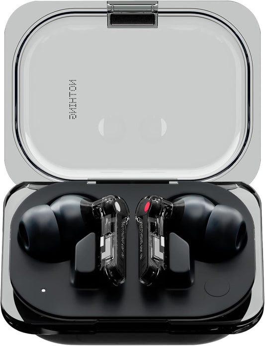 Ear (a) Wireless Earbuds, 45dB Hybrid Noise Cancelling Earbuds, Hi-Res Audio, Advanced Equaliser, Dual Connect, 6 Mics, 42.5H Playtime Ear Buds Wireless Bluetooth, Black